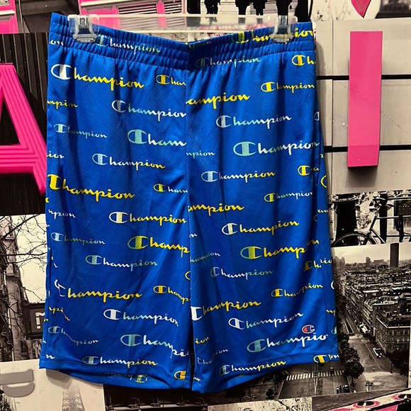 Children’s Sports Shorts Champion Graphic Shop Navy Blue